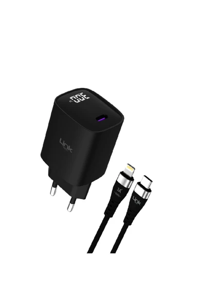 G848 Premium 30w Qc4.0 Gan Lightning Kablolu Şarj Aleti Set ürün görseli 1