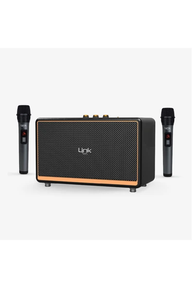 M408 Premium Mikrofonlu 100w Retro Bluetooth Hoparlör ürün görseli 1