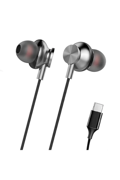 H341 Type-c Stereo Kulak Içi Kablolu Kulaklık ürün görseli 1
