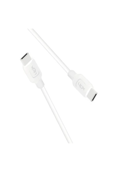 K451 Strong 60w Type-c - Type-c Data/şarj Kablosu 1mt Beyaz - Resim 2