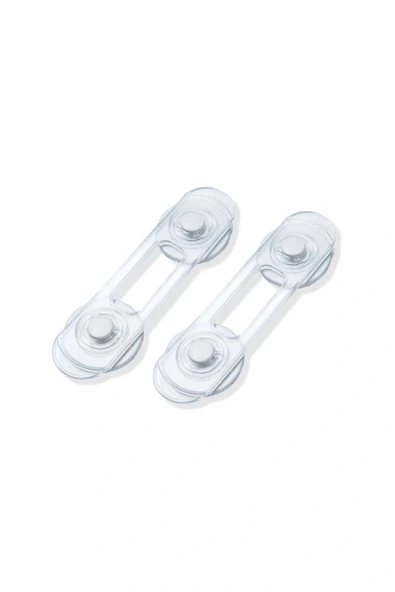 Babyjem Beyaz Mini Çok Amaçlı Bebek Eminyet Kiliti Beyaz 2 Adet ürün görseli 1