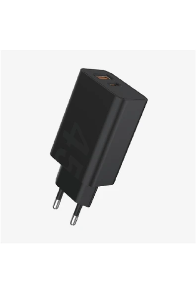 T462e Eco 45W PD3.0 QC4.0 Dual Şarj Adaptörü ürün görseli 1