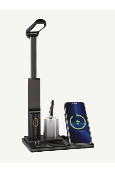 W799 Premium 3’ü 1 Arada Masaüstü Wireless Telefon Tutacağı & Şarj Aleti ürün görseli 1