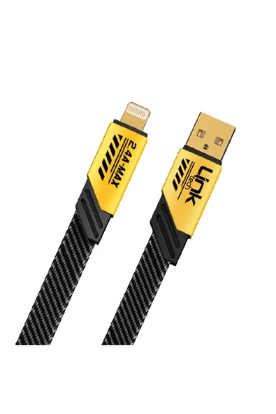 K471 Mecha Style Usb - Lightning 12w 2.4a 1.2mt Şarj Kablosu ürün görseli 1