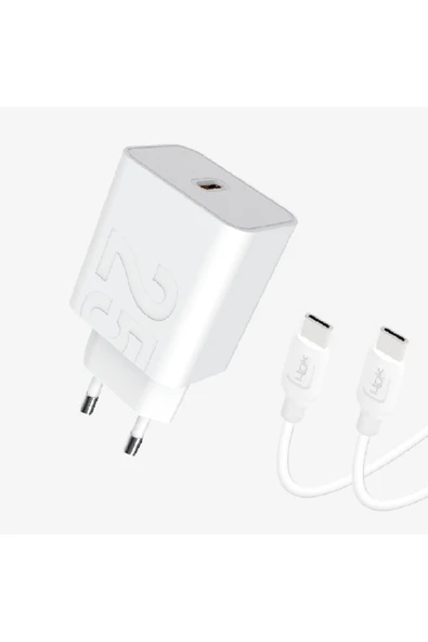 T459e Eco 25W PD3.0 QC4.0 Şarj Type-C Kablolu Şarj Aleti ürün görseli 1
