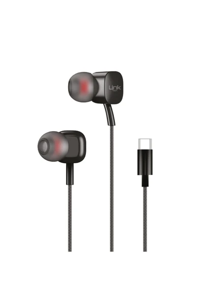 H16 Type-c Stereo Kulak Içi Kablolu Kulaklık ürün görseli 1