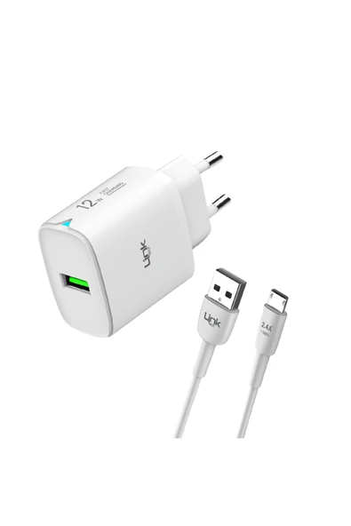 C301 12w Auto Id Micro Usb Kablolu Şarj Aleti Set ürün görseli 1