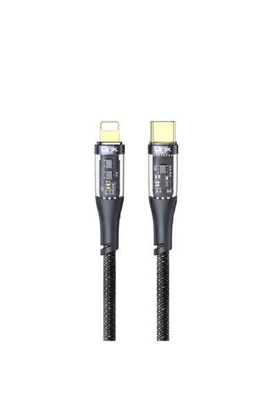 K673 Type-c - Lightning 27w 3a 1.3m Örgü Şarj Kablosu ürün görseli 1