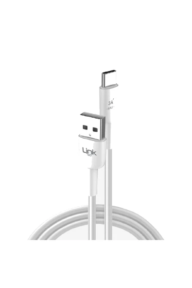 K607 Usb - Type-c 18w 3a 2mt Şarj Kablosu Beyaz ürün görseli 1
