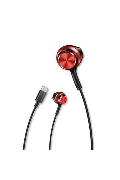 H75 Type-c Stereo Kulak Içi Kablolu Kulaklık ürün görseli 1