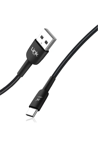 K601 Safe USB - iPh Lightning 3A Data ve Şarj Kablosu 1mt Siyah - Resim 3