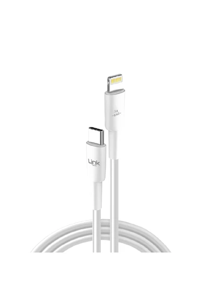 K608 Type-c To Iph Lightning 30w 2mt Şarj Kablosu Beyaz ürün görseli 1