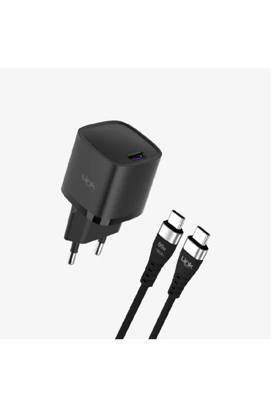 G844 Premium KVK GARANTİLİ Type-C Cable Mini 25W USB-C Super SI Charger ürün görseli 1