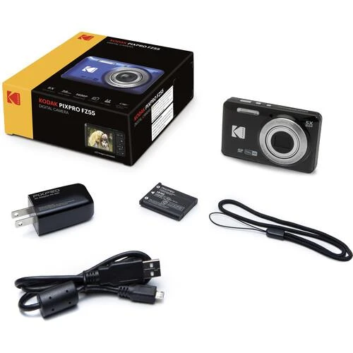 PTTAVM: Kodak Pixpro FZ55 Dijital Fotoğraf Makinesi (Siyah)
