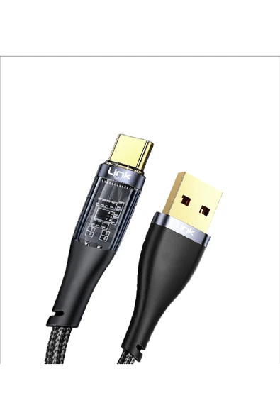 K671 Usb - Type-c 20w 3a 1.3m Örgü Şarj Kablosu - Resim 2