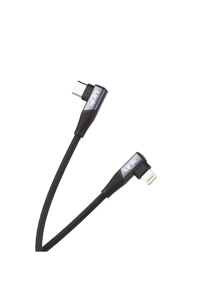K596 27w Type-c - Lightning 90 Derece Data/şarj Kablosu 1.5mt ürün görseli 1