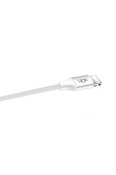 A587 Iph Lightning - 3.5mm Aux Kablo 1mt Beyaz - Resim 2