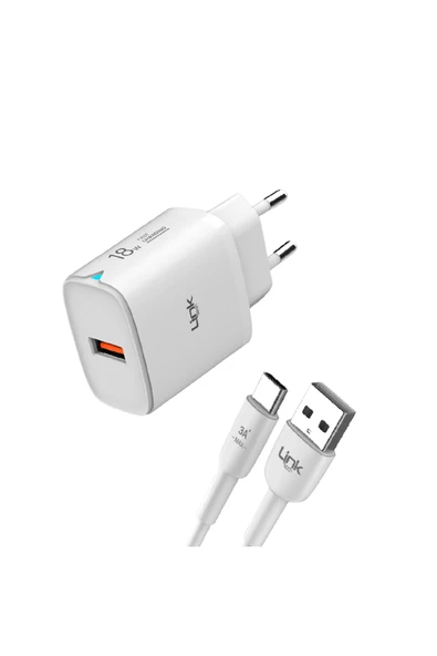 C303 18w Auto Id Type-c Kablolu Hızlı Şarj Aleti Set ürün görseli 1