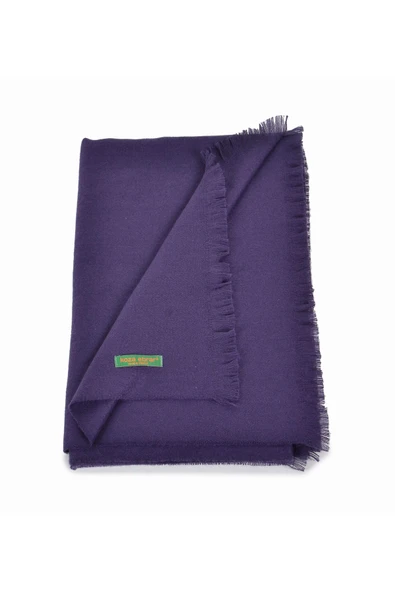 Elegansa Omuz Atkısı Kaşmir Dokulu Şıklık Ve Sıcaklık Bir Arada - Lüks, Yumuşak Ve Trendy! Koyu Mor ürün görseli 1