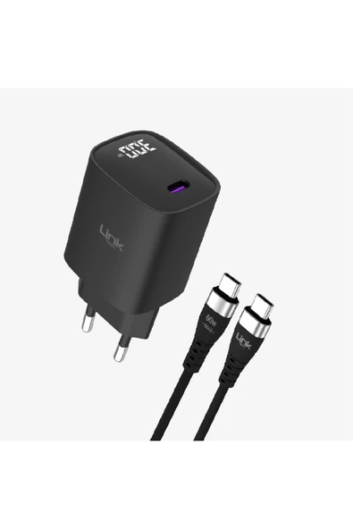 G847 Premium KVK GARANTİLİ Type-C Cable Mini 30W USB-C Super SI Charger ürün görseli 1