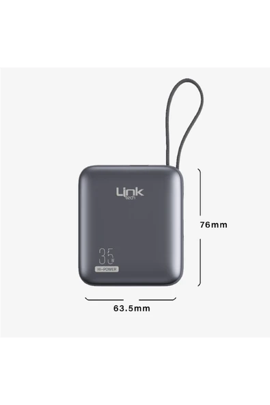 PD35 Süper Hızlı Şarj 35W Turbo Destekli 10.000 mAh Powerbank ürün görseli 1