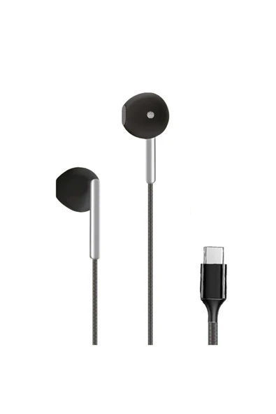 H46 Type-c Stereo Kulak Içi Kablolu Kulaklık ürün görseli 1