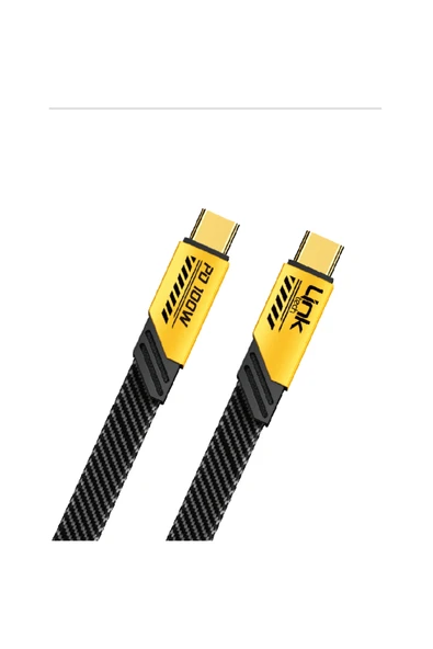 K472 Mecha Style Type-c To Type-c 100w 1.2mt Şarj Kablosu ürün görseli 1