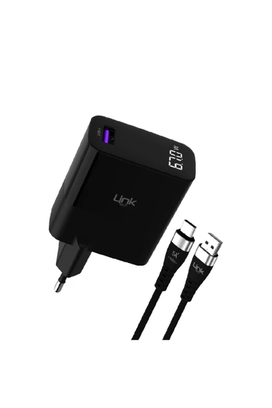 G860 Premium 67w Gan Usb Type-c Şarj Aleti Type-c Kablo Set ürün görseli 1