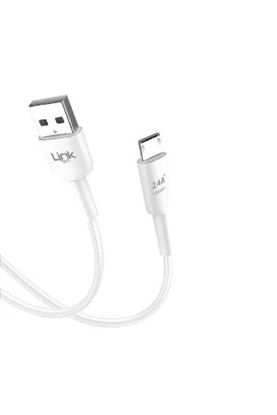 K600 Soft Fast Micro Usb Data/şarj Kablosu 2.4a 1mt - Resim 2