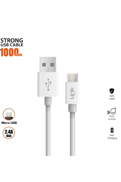 K448 Strong Eco Friendly Micro Usb 2.4 A Şarj Kablosu ürün görseli 1