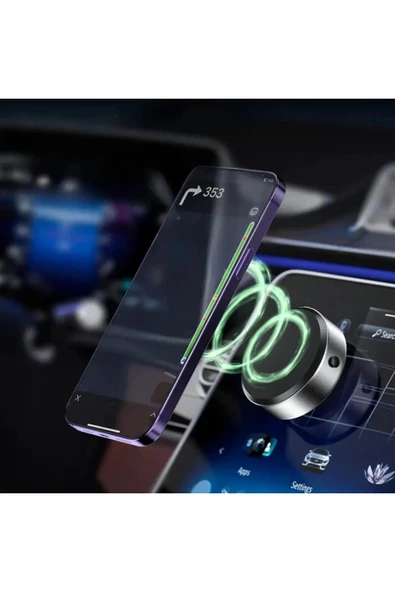 H875 Car Play Uyumlu Elektronik Vakum Tabanlı Manyetik Telefon Tutacağı ürün görseli 1