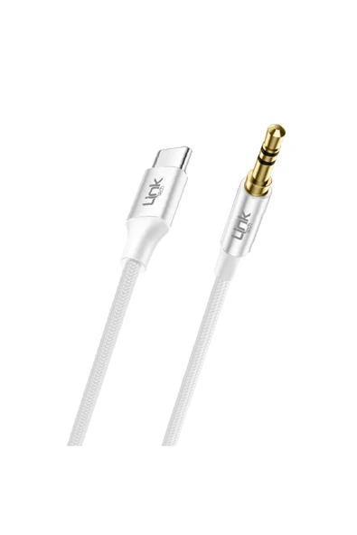 A586 Type-c - 3.5mm Aux Kablo 1mt Beyaz ürün görseli 1