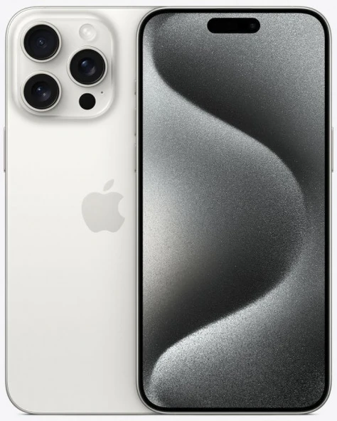 iPhone 15 Pro Max 256 GB White Titanium(İTHALATÇI GARANTİLİ) ürün görseli 1