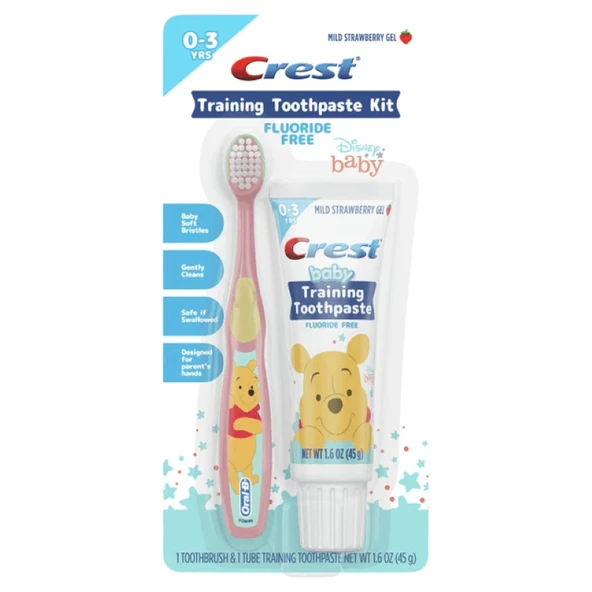 Crest Baby Training Diş Macunu ve Diş Fırçası Kiti 45 Gr ürün görseli 1