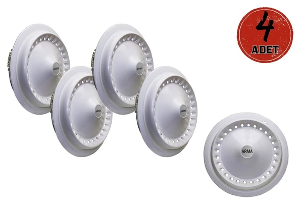 Jant Kapağı Kırılmaz Plymouth 16" Beyaz 4'lü (TAKIM OLARAK) ürün görseli 1