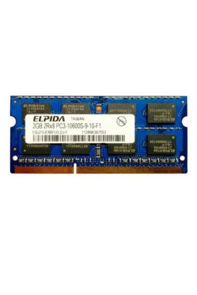 Elpida EBJ21UE8BFU0-DJ-F 2 GB DDR3 1333 MHz CL9 Ram - 2gb 2rx8 pc3-10600s-9-10-f1 ürün görseli 1