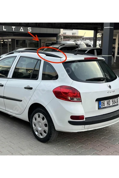 Renault Clio Mk 3 2009-2012 Station Wagon Arka Tavan Bar Kapağı ürün görseli 1