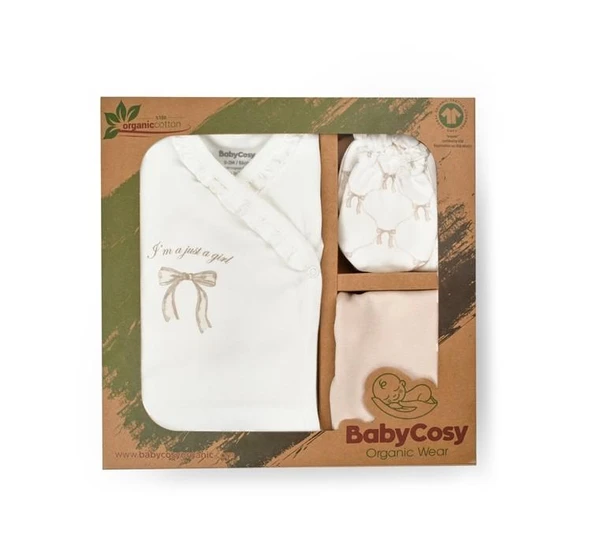 Bebek 5'li Set %100 Organic Pamuk Yenidoğan Serisi - CSY8173 ürün görseli 1