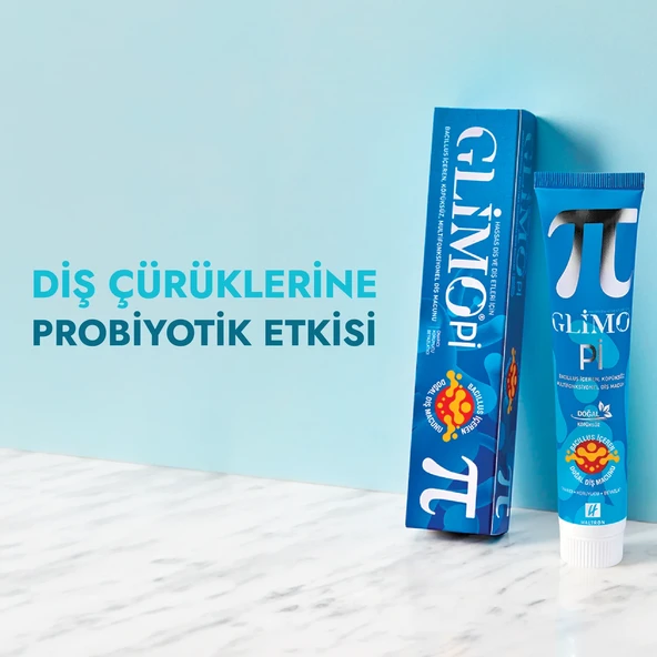 GLIMO Pİ PROBİYOTİKLİ DOĞAL DİŞ MACUNU 75 ML ürün görseli 1