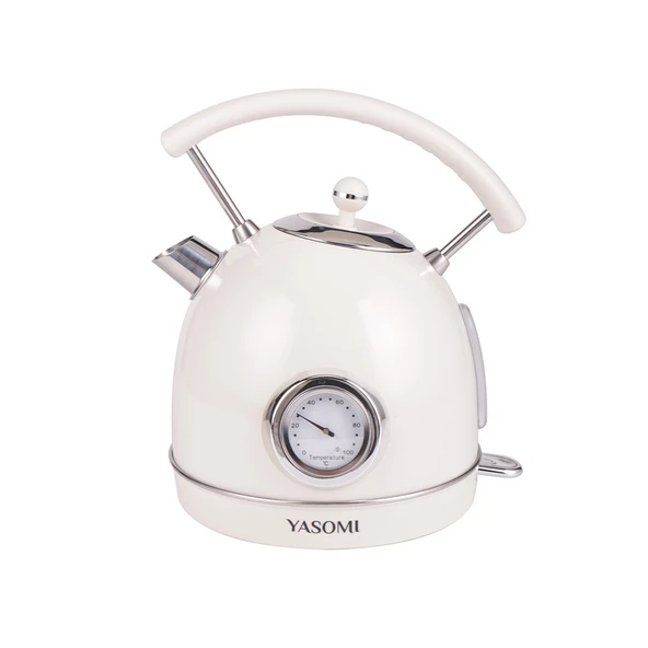 Yasomi YK-823NTSL Retro Su Isıtıcısı Kettle Bej ürün görseli 1