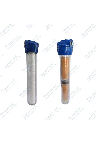 Watergold Daire Girişi Için Su Arıtma Kireç Filtreleri 20" Inç ürün görseli 1