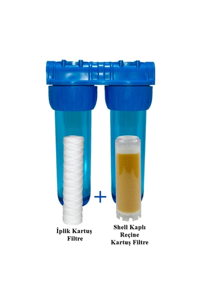 Watergold Kireç Önleyici Çamur Kir Pas Mil Süzücü Iplik Filtre 10" Inç ürün görseli 1