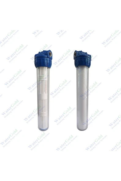 Watergold Çift Etkili Tortu Pislik Önleyici Su Arıtma Filtre20" Inç ürün görseli 1