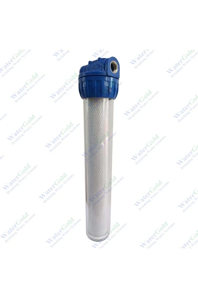 Watergold Koku Tat Ve Tortu Süzücü Blok Aktif Karbon Filtre 20" Inç ürün görseli 1