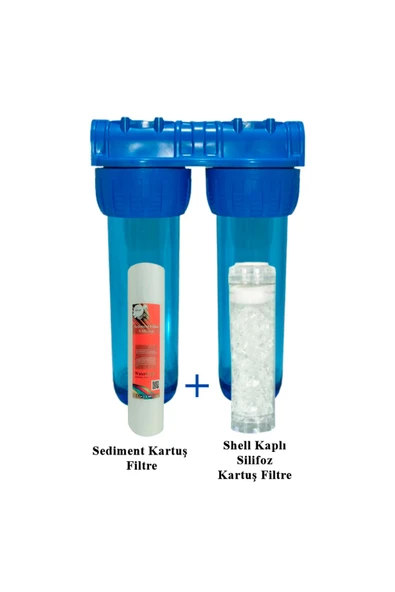 Watergold Kum Kireç Çamur Pas Mil Arıtıcılı Su Arıtma Filtresi 10" Inç ürün görseli 1