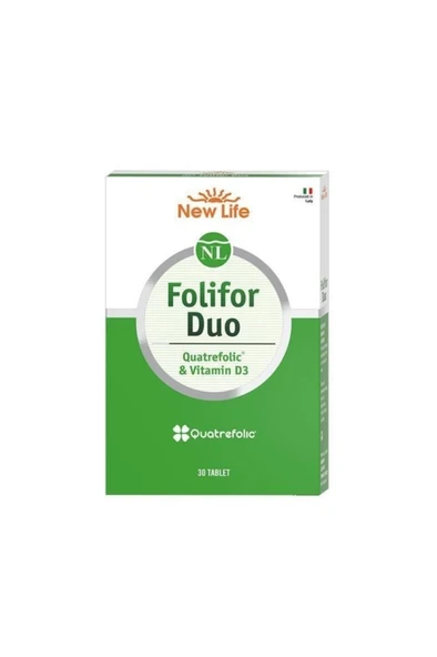 Folifor Duo Vitamin D3 & Quatrefolic - 30 Tablet ürün görseli 1