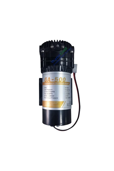 Watergold Su Arıtma Cihazı Elektrik Motoru Pompası 24volt 3.3 Lpm ürün görseli 1