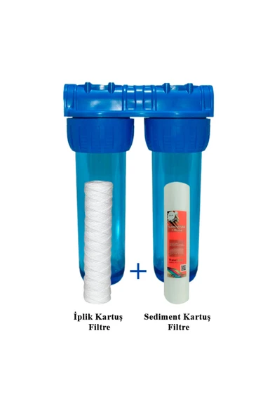 Watergold Pislik Çamur Tortu Temizleyici Iplik Filtre 10" Inç ürün görseli 1
