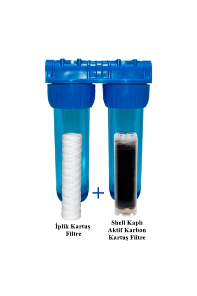 Watergold Pislik Çamur Tortu Temizleyici Koku Önleyici Iplik Filtre 10" Inç ürün görseli 1