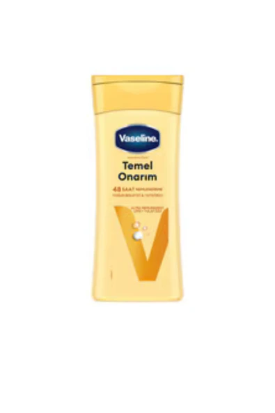 Vaseline Vücut Losyonu Temel Onarım – Kuru Ciltler İçin Yoğun Nemlendirici Bakım Kremi, 200 ml ürün görseli 1